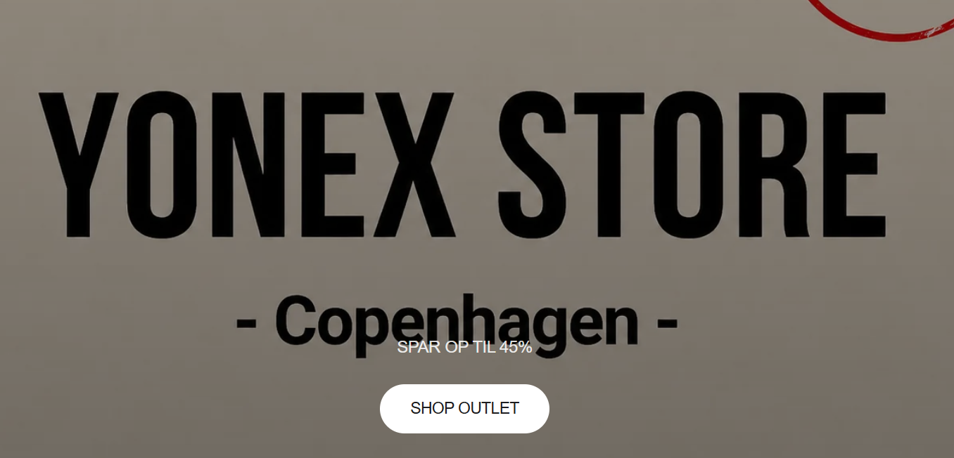 Yonex outlet udsalg - spar 45%